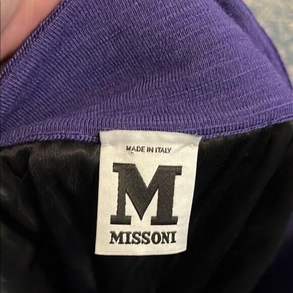 Missoni Striped Multicolor Design Pull-On Women's Skirt Feminine Luxury - Picture 6 of 11